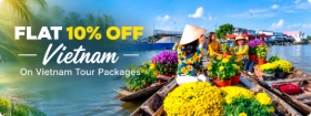 Flat 10% off on Vietnam tour packages with VIETMAN10 coupon code